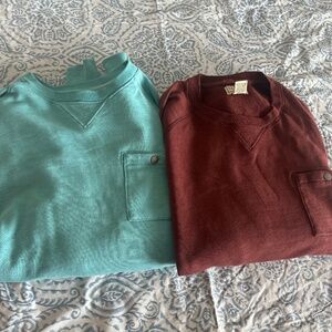 Two never worn llbean sweatshirts
